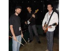 Backstage w/ his band HR Violations at the Key Club on the Sunset Strip, Los Angeles