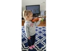 Teaching children as young as 2.5yrs old combo violin and piano lessons